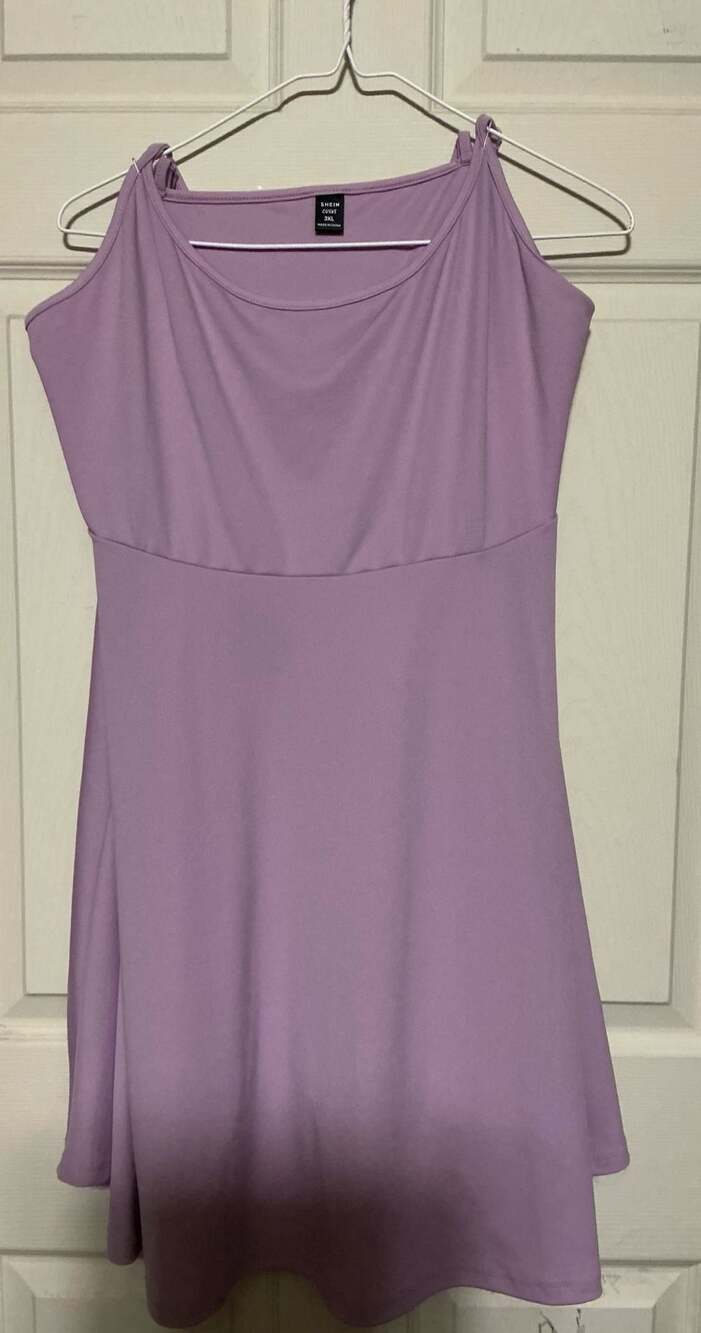 SHEIN CURVE Athletic Dress Size 3XL Purple Tennis Golf